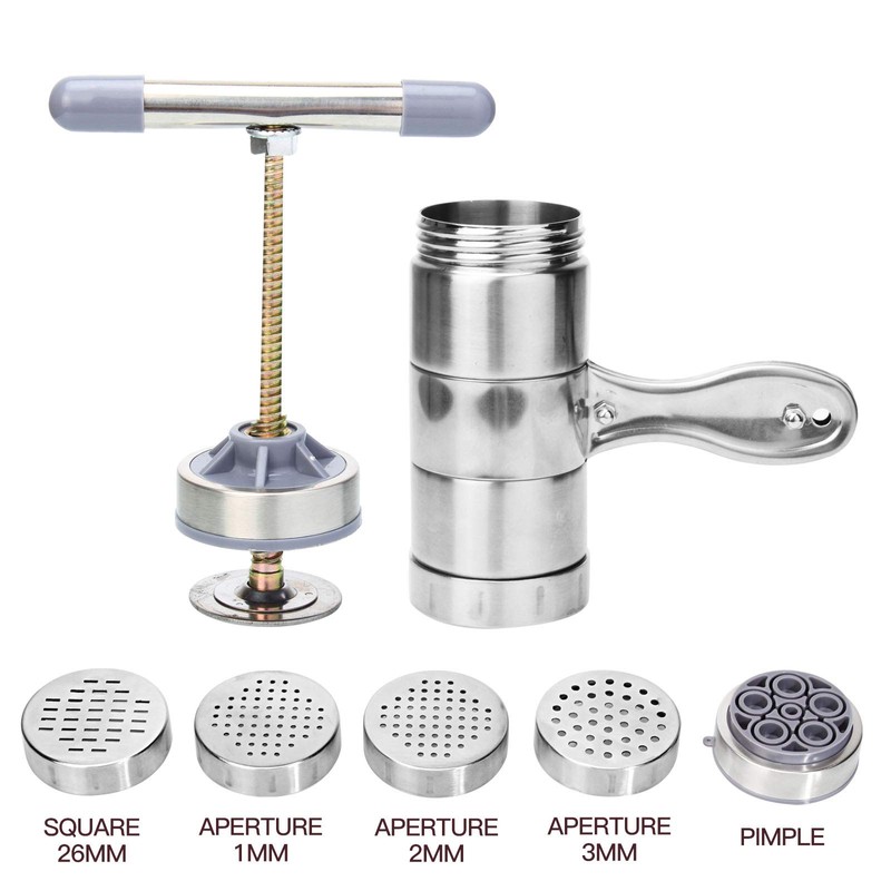VETAKING Stainless Steel Manual Noodles Press Hand Crank Spaghetti Fettuccine