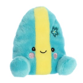 Aurora® Adorable Palm Pals™ Fynn Surfboard™ Stuffed Animal - Pocket-Sized Fun - On-The-Go Play - Blue 5 Inches
