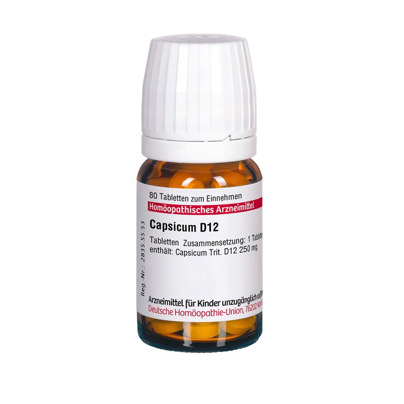 DHU Capsicum D12 Tablets, Pack of 80 Tablets