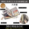 F.ZH Women's Bi-Fold Wallet, Genuine Leather, Large Capacity, Includes Coin