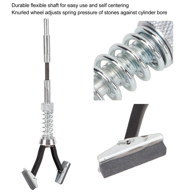 3 Jaws Engine Cylinder Hone Set Adjustable Deglazer for Grinding