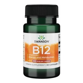 Vitamina B12 Premium 500 Mcg 30 Capsulas Eg B12