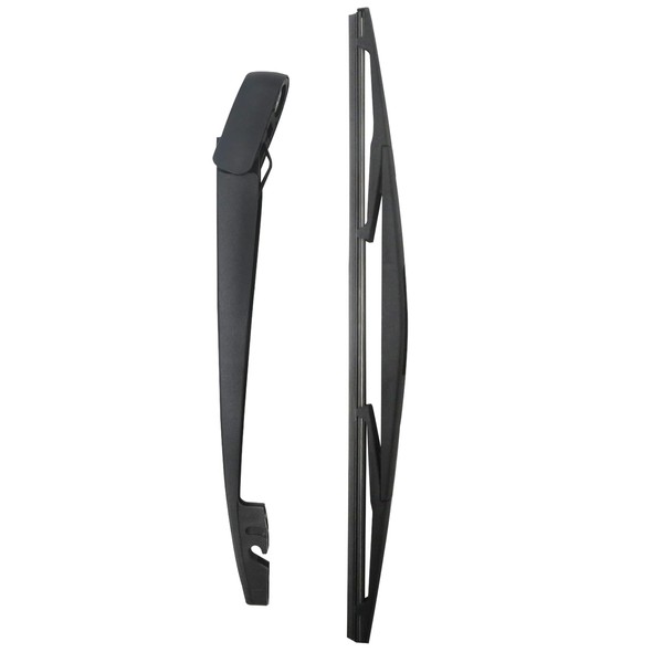 Xspeedonline Upgraded ABS + RUBBER Rear Windshield Blade & Arm