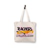 Vixar Teacher Tote shoping bag, Techer gift, End of year,