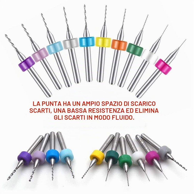 HAXIHA Kit Mini Trapano a Mano 20 pezzi Punte da