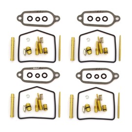 Set of 4 Deluxe Carburetor Repair Kits - Fits Honda CB400F - 1975-1977