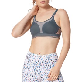 TriAction Women's Triaction Extreme Lite N Ex Sports bra non-wired, Grey, 36B