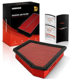 A-Premium - Filtro de aire de motor preengrasado compatible con Chevy/GMC 2010-2017 (Equinox, Terrain), 2.4L 3.0L 3.6L