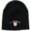 8" 1st Infantry Division Military Embroidered Beanie Skull Cap Hat