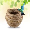 Bird Nest, Handwoven Straw Bird Nest Hamster Cage Parrot Canary