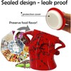 Ylapagne Canister with Attitude, Creative Forked Waist Jars with Lids,