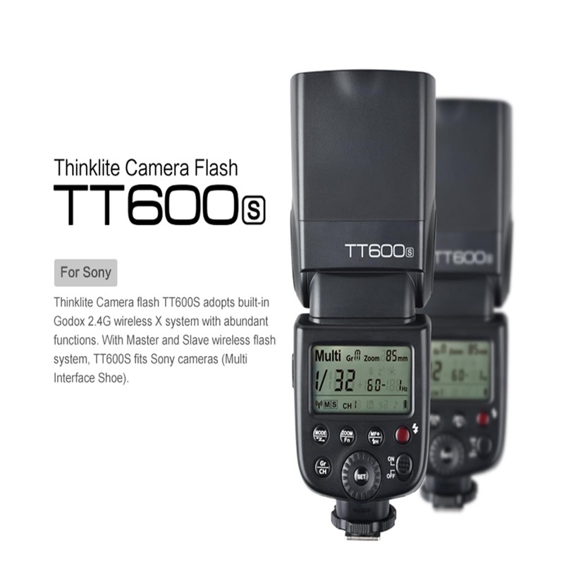 Godox Flash TT600S - 2.4G Wireless X System, High-Speed Sync,