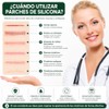 Parches Silicona Cicatrices Rollo Reutilizable Recortable Flexible Cómodo Grado Médico