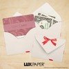 LUXPaper #17 Mini Envelopes in 70 lb. Red Bow for