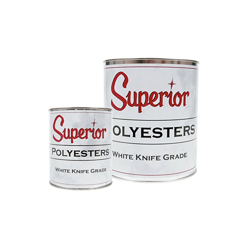 Superior Stone WHITE Polyester Knife-Grade Adhesive (1 Quart) for Natural