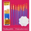 Kit Completo De Maquillaje Acuarela Para Rostro Y Cuerpo