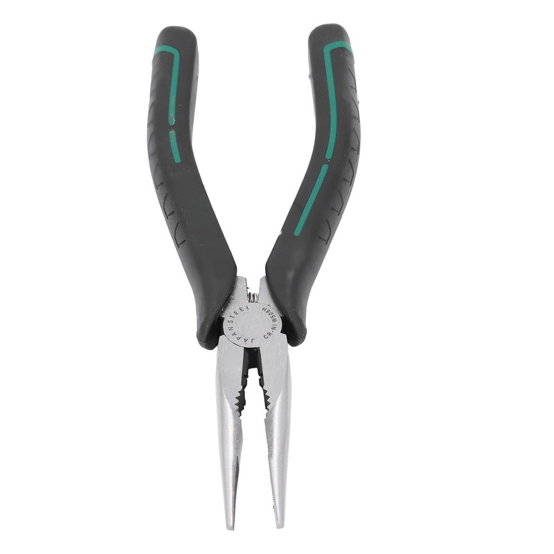 Needle Nose Pliers 8in CRV Long Mini with Non Slip