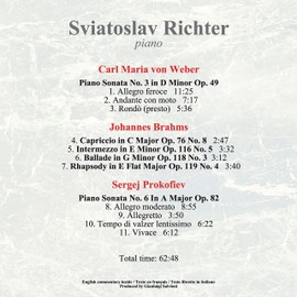 Weber - Brahms - Prokofiev