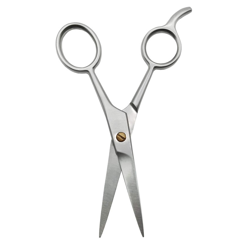 Tijera Profesional de Acero Inoxidable para Bigote y Barba |