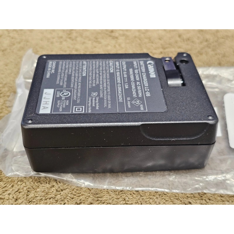 Canon Battery Wall Charger LC-E6 LP E6N EOS 80D 6