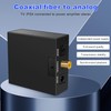 Aswalling Portable 3.5mm Jack Coaxial Optical Fiber Digital to Analog