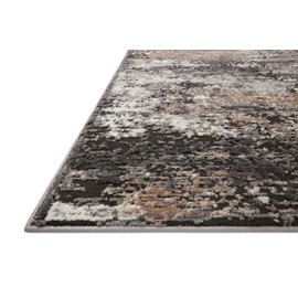 Loloi II Estelle Collection EST-03 Charcoal/Granite 5'-3" x 7'-8" Area Rug