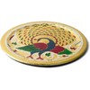 Karwa Chauth/Karva Chauth Special Decorative Puja/Pooja Thali/Platter with Beautiful Peacock
