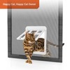 NAMSAN Cat flap, fly screen, automatic closure, dog flap, fly