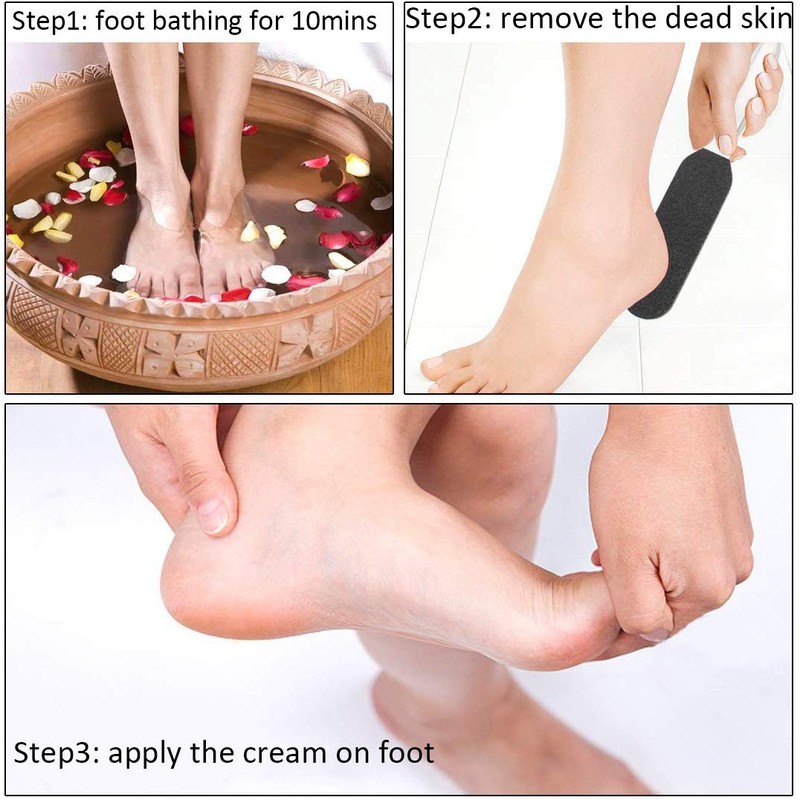 Professional Pedicure Foot File - Reusable Stainless Steel Cracked Skin