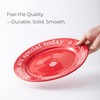 FAQQI You Are Special Today Red Plate – 10.63-Inch Ceramic