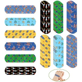 120Pcs Bandaids Variety Pack, Kids Bandaids, Kids Bandaids Girls Boys, Toddler Bandaids, Waterproof Bandages, Breathable Adhesive Bandages, Bandages for Wounds, 6 Styles Kids Bandages (Fantasy Style)