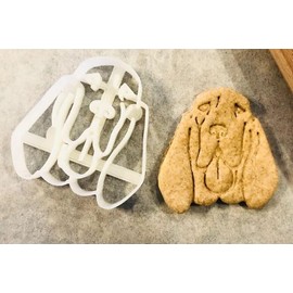Blood Hound Cookie Cutter and Dog Treat Cutter - Face - 5 inch
