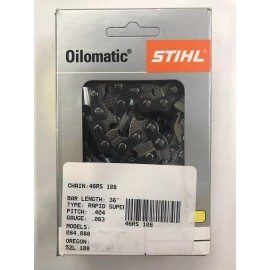STIHL 46RS 108 STIHL 36 IN 404 .063 CHAINSAW CHAIN 108 drive lengths ms 880 AGGRESSIVE