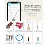 LAVISA Obelisk Gemstone Necklace, Pendant, Real Crystal Chain, Rose Quartz