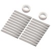 20pcs Stainless Steel Hemming Clips with 2pcs Diagonal Seam Tapes