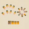 Cute Medium Coffin Press on Nails 24Pcs False Fake Nails