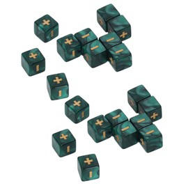 Hztyyier Teaching Cube Set 20 Pieces Teaching Aid for Classroom (Green)