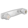 Dura Faucet Economical Shower Faucet with Classic Clear Acrylic Knobs
