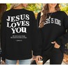 Zylkor Christian Sweatshirts for Women Faith Sweater Letter Casual Long