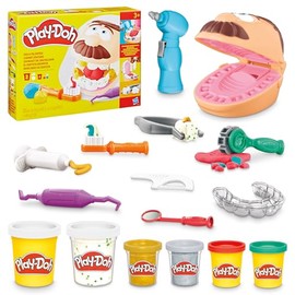 Play-Doh El Dentista Bromista - Kit de Manualidades de temática de Dentista Compuesto de Modelado para niños y niñas a Partir de los 3 años
