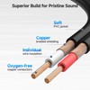 Cable Matters RCA Splitter Cable 1 Male to 2 Male
