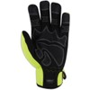 MAGID HandMaster High-Visibility Abrasion-Resistant Mechanics Gloves, 1 Pair, Size 8/Medium