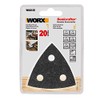 Worx WA2115 4 Sheets of 40/80/ 120/180/ 220 Grit Sonicrafter
