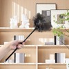 Ostrich Feather Duster, 20 Inch Fluffy Mini Duster Brush Washable
