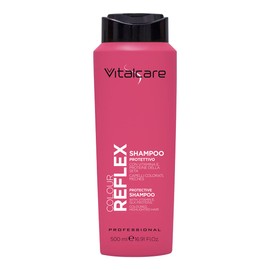 Vitalcare Colour Reflex 500 ml Protective Shampoo for Coloured or Treated Hair with Vitamin E and Silk Proteins for Softer and Shiny Hair