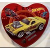 Hot Wheels Valentine Candy Heart Shaped Tin Box Storage 3D