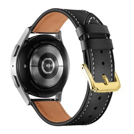 FAGWIG Genuine Leather Watch Band for Women Men Quick Release Spring Bars Bands 20mm 22mm Top Cowhide Calfskin Wristband Replacement Watchband Strap