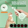 Cat Teaser Toys Laser Teaser Stick Feather Bell Pet Comb