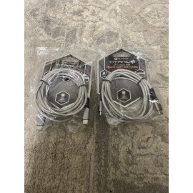 For Apple Celltronix Titanium 2Pk 6ft USB Cable Tangle Free Heavy Duty for Apple Products