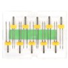 10Pcs Twin Needles, Double Twin Needles with Plastic Box Stretch